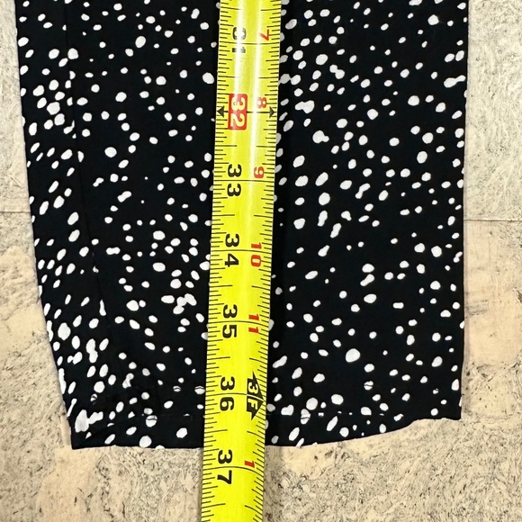 Black Silky Polka Dot Pants by Hive and Honey Size S - Picture 11 of 11